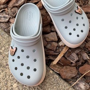 Crocs-band, Platform Clog! Size 9